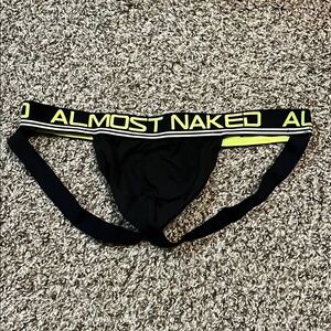 Almost Naked Black Jockstrap